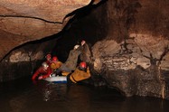 Cavers struggle with floods